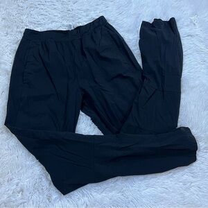 Adidas Womens High Rise Ankle Zip Track Pants Black Soccer Warm up Medium